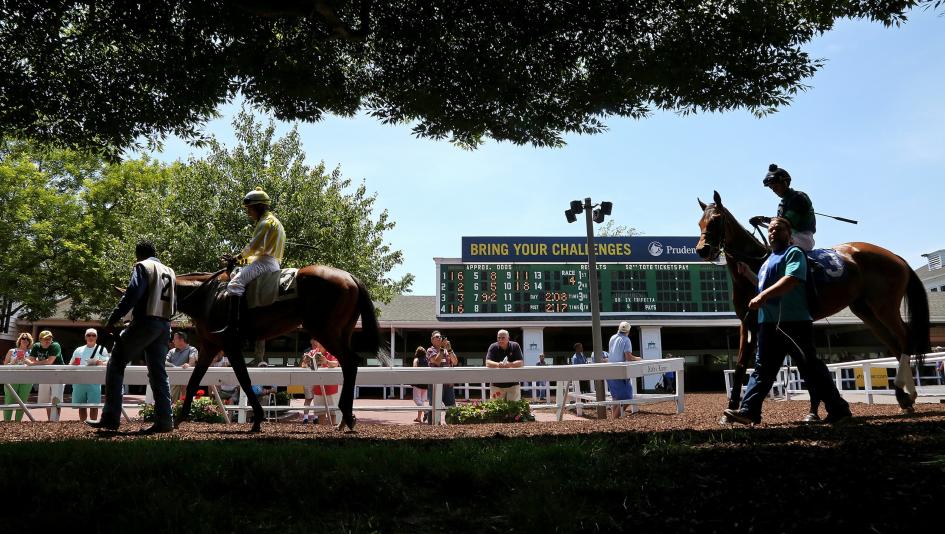 Horse racing TV television radio Monmouth Park Belmont Park Gulfstream Park Santa Anita Park Woodbine FanDuel TV RTN Racetrack Television Network NYRA America’s Day at the Races Steve Byk HRRN